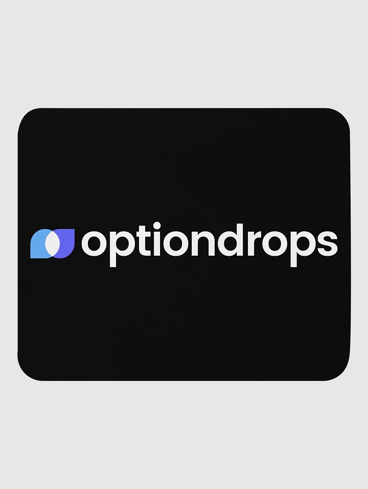 Black Option Drops Mousepad product image (1)