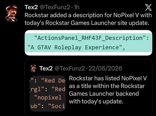 NoPixel V description added to Rockstar Launcher!

NoPixel IV has just closed to new applicants this Saturday and now with th...