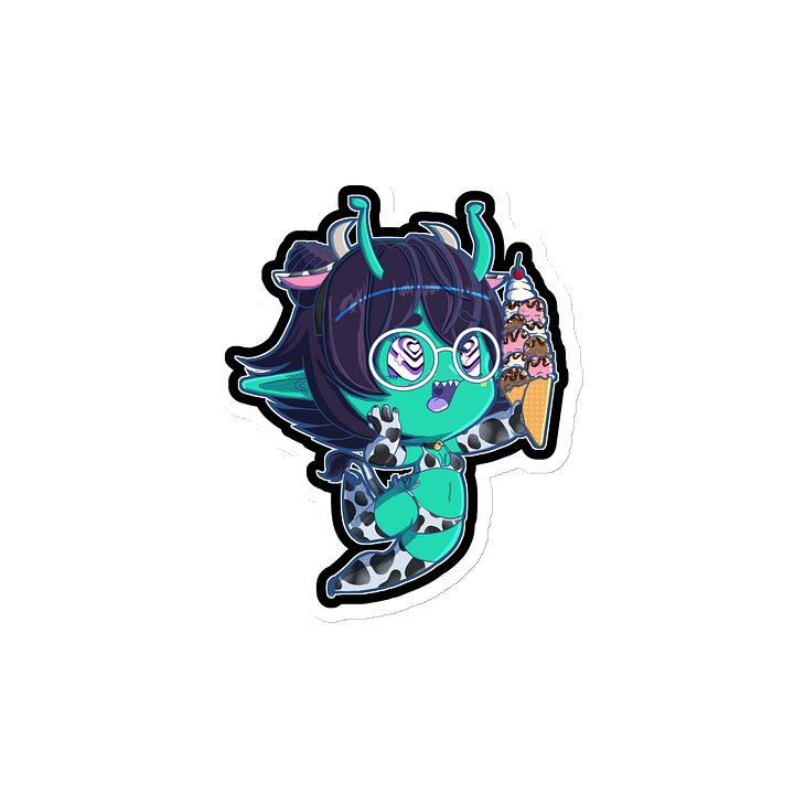 I Scream Chibi Die-Cut Magnet Classic Milk Edition product image (2)