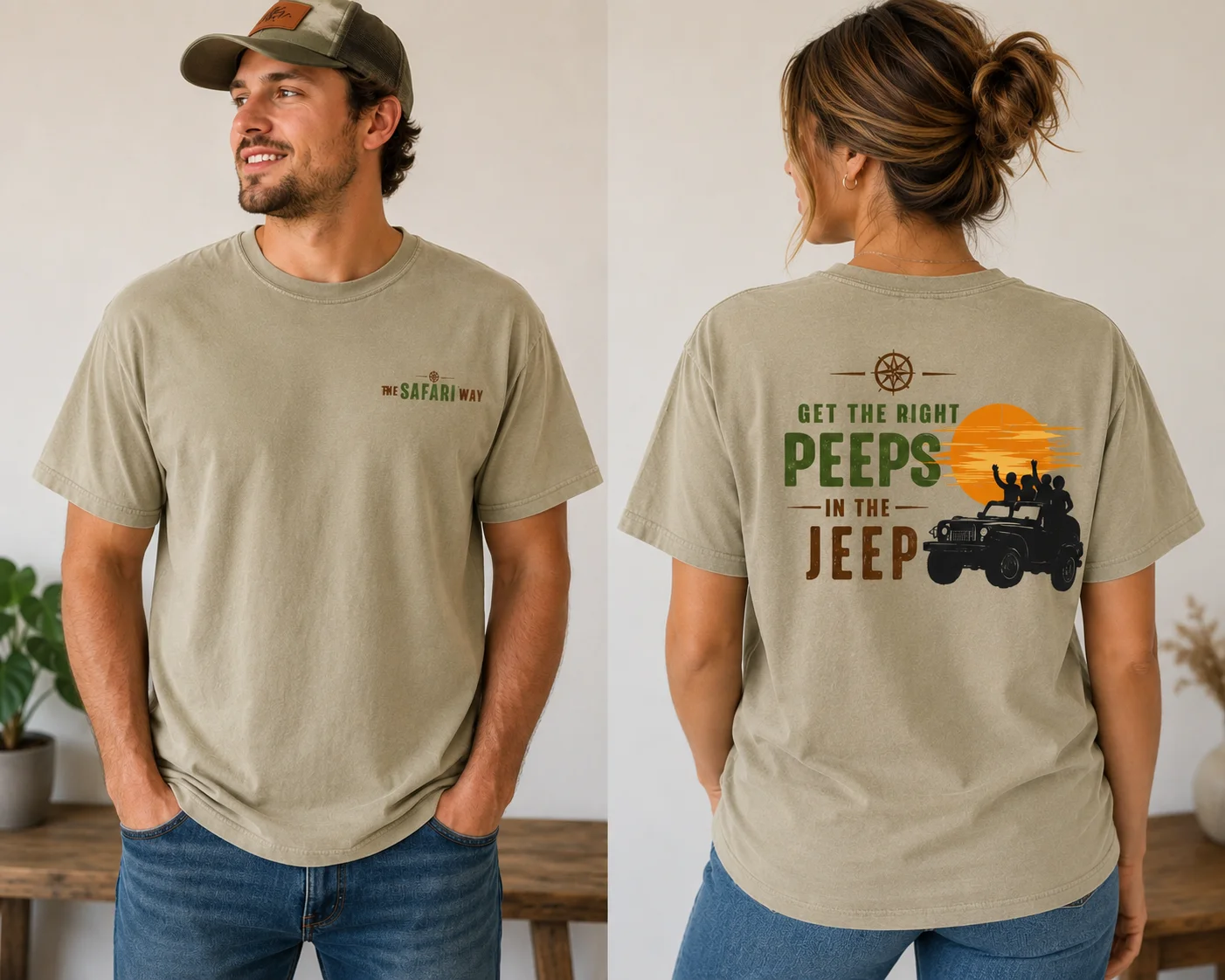 Right Peeps in the Jeep Tee product image (1)