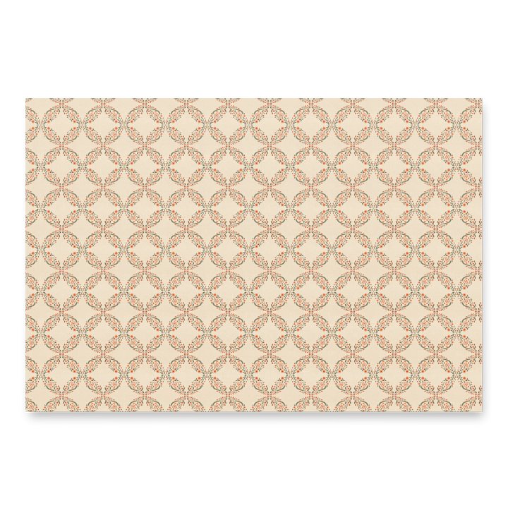 Set wrapping paper sheets. Floral and fox designs from the in the forest collection product image (2)