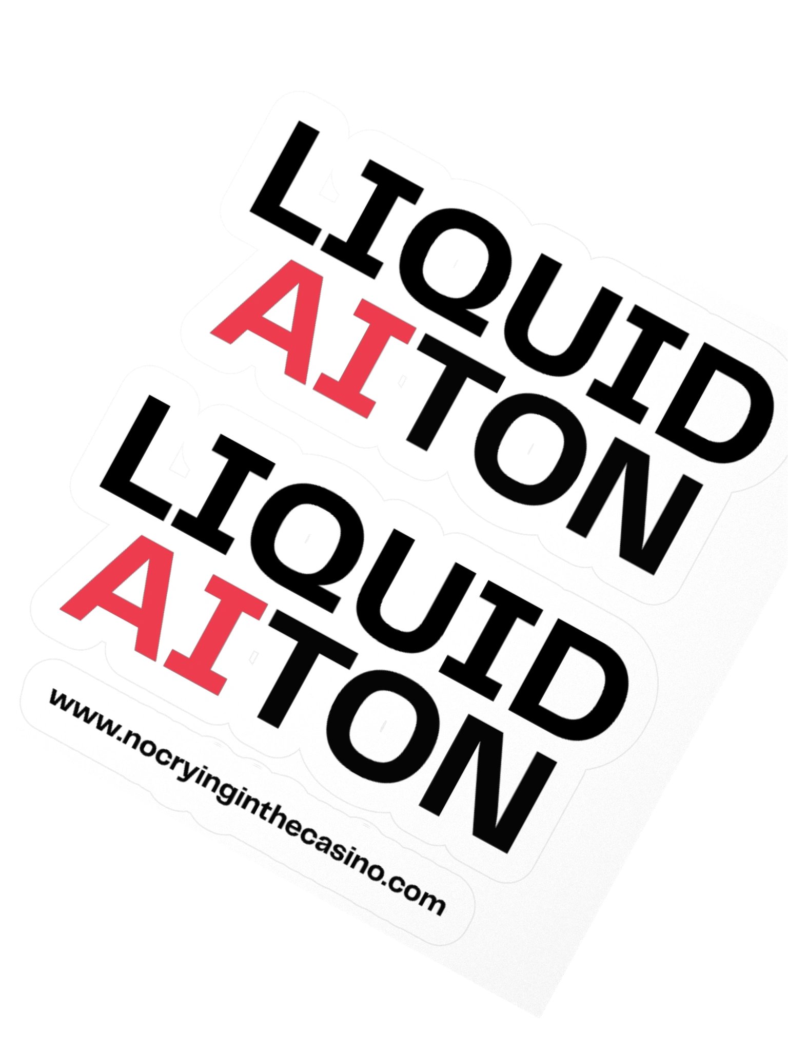 LIQUID-AI-TON Die-Cut Vinyl Sticker product image (2)