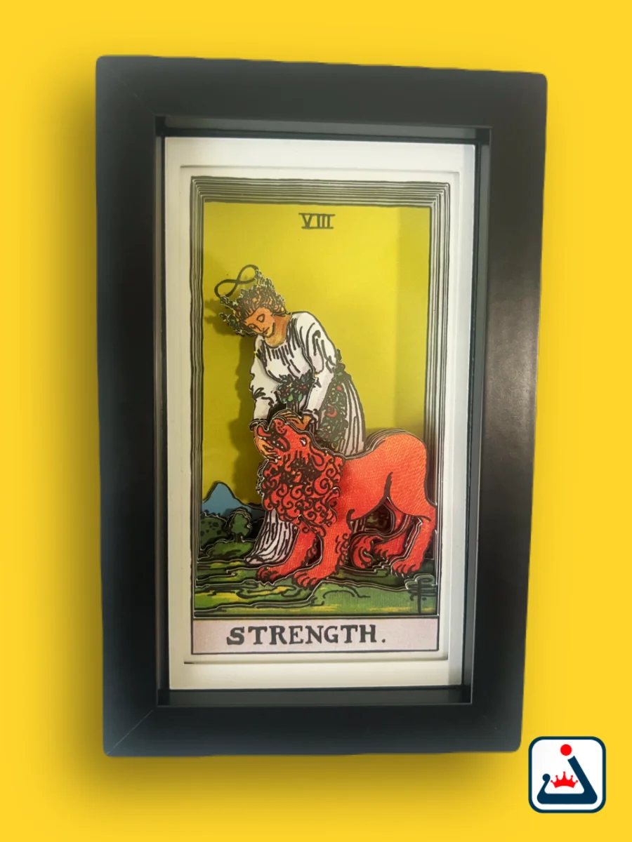 Strength – 3D Tarot Shadow Box Art product image (5)