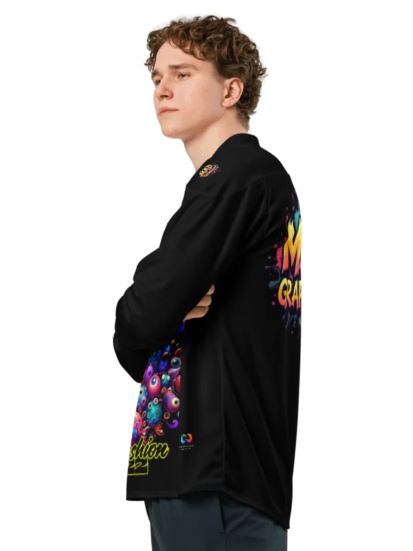 LIMITED EDITION - CNX Core All-over print Unisex Long Sleeve Tee — Mad Graphics 001 product image (8)