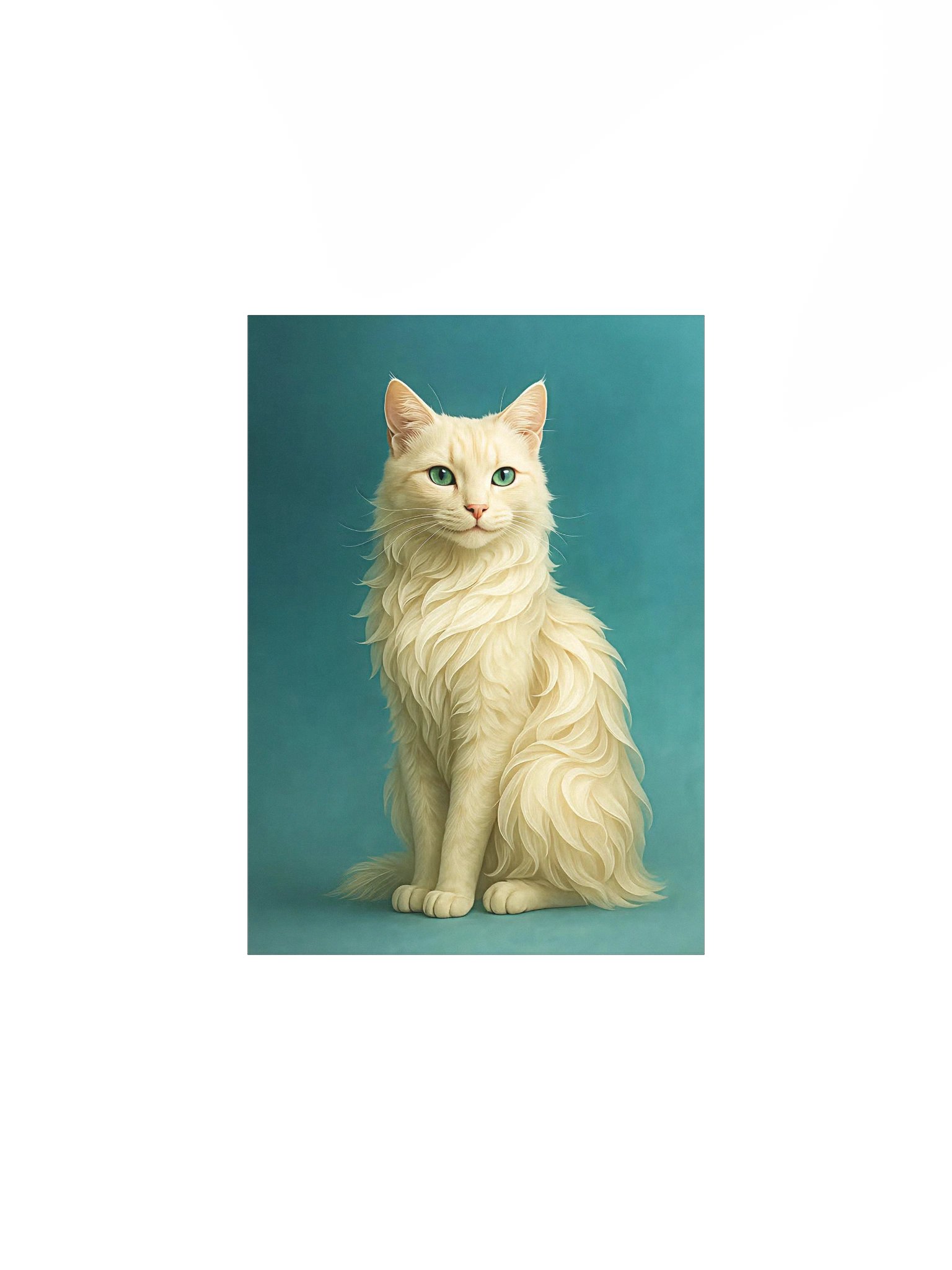 Creme Cat Azure, Poster product image (1)