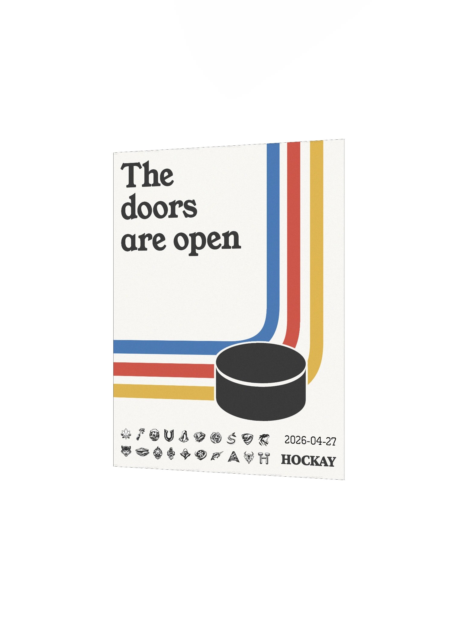 The doors are open - Commemorative Launch Poster product image (3)
