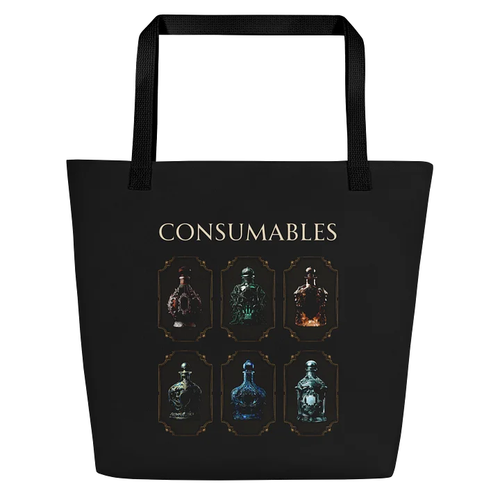 Consumables Tote Bag | Chronic Illness Essentials & Gamer Potion Bag product image (1)