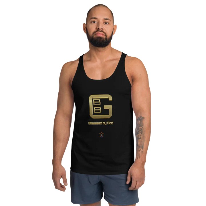 Black BBG Designer Logo Tank product image (1)