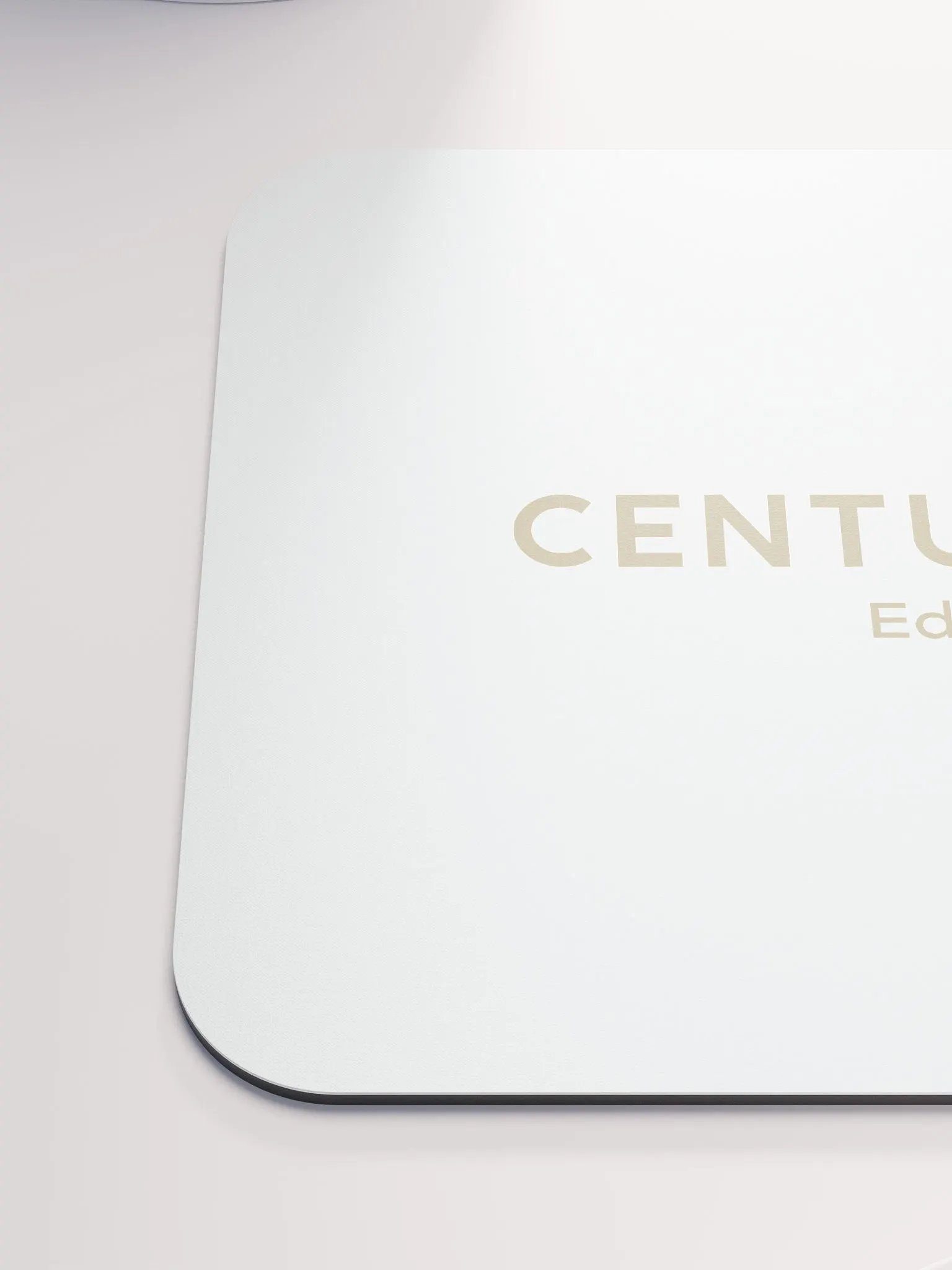 Mousepad - White with Gold Wordmark product image (6)