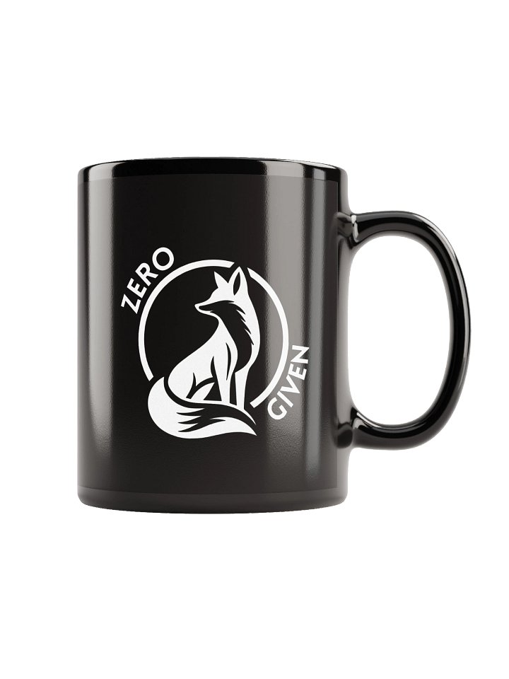 Zero Fox Given Glossy Black Mug product image (1)