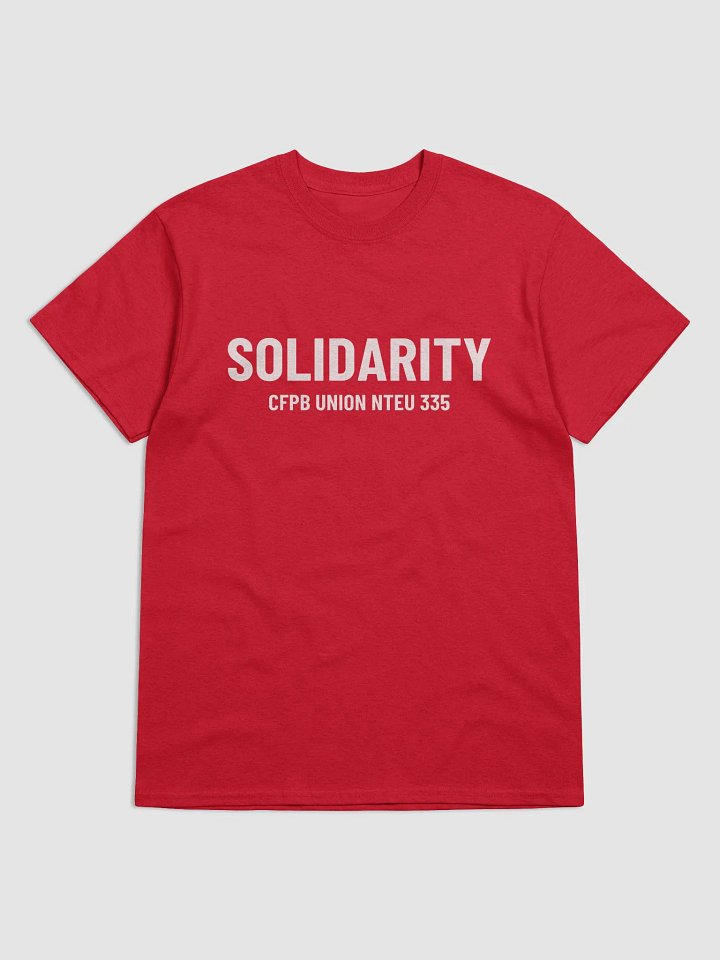 CFPB Union SOLIDARITY T-shirt product image (1)