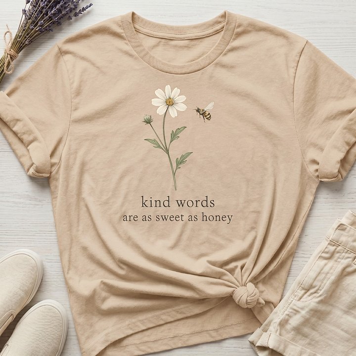 Heritage Goods: "Kind Words 3" Organic T-Shirt product image (1)