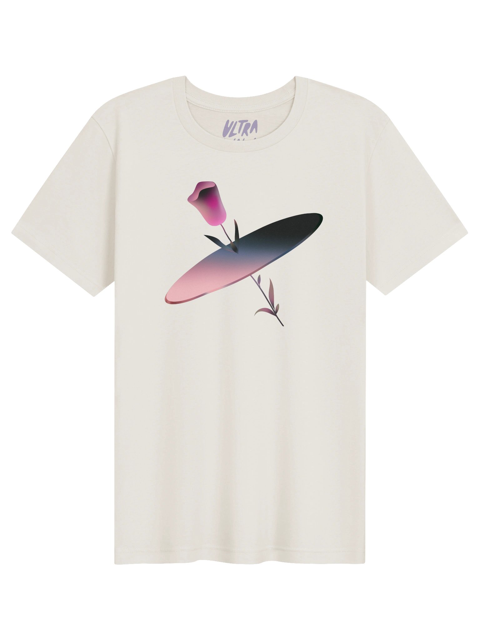 Surreal Rose Graphic T-Shirt product image (1)