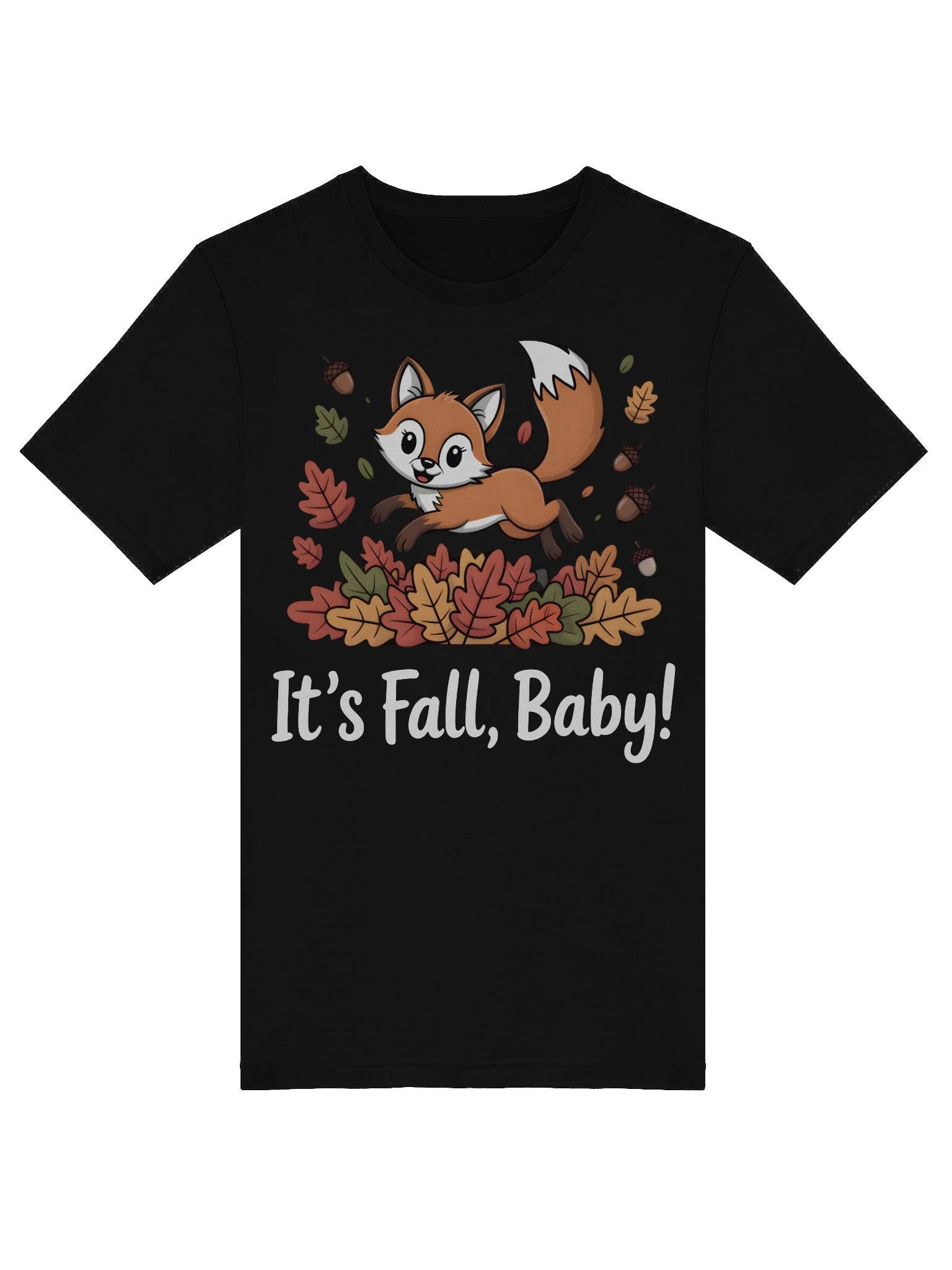 Cheerful Fall Fox T-Shirt product image (27)