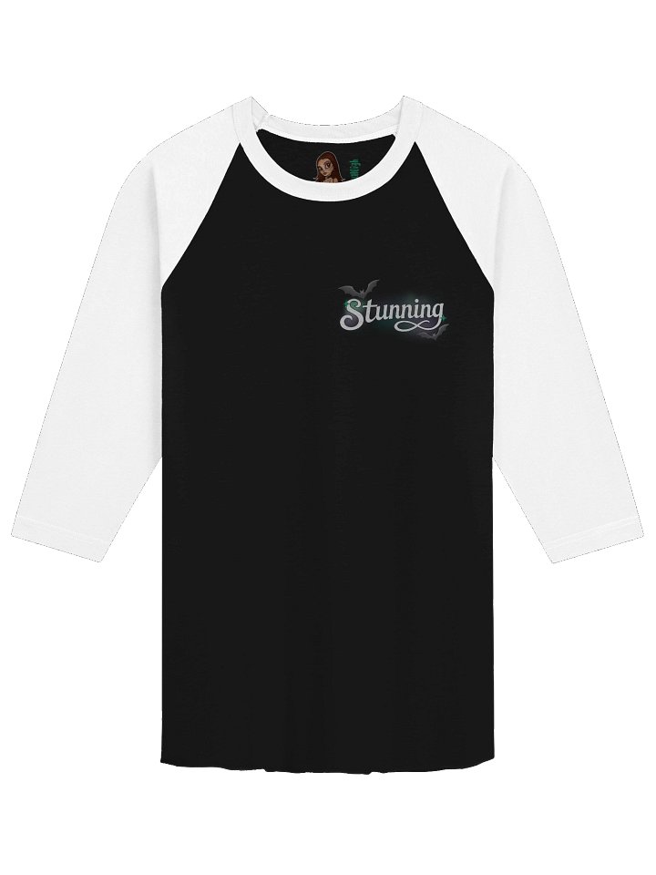 3/4 Sleeve Stunning - White Font - Baseball Tee product image (1)