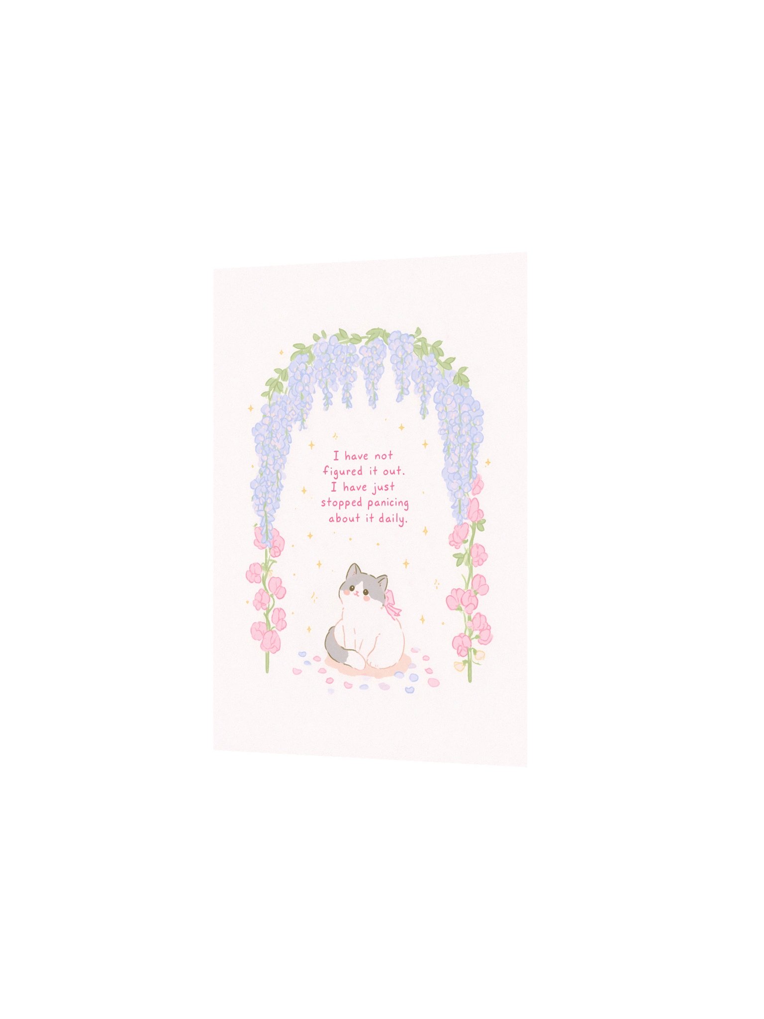 Pastel Cat Quote Poster product image (12)