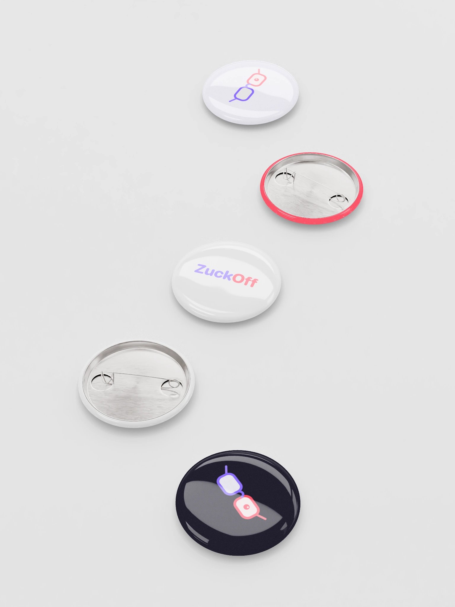 ZuckOff Pin Button Set product image (8)