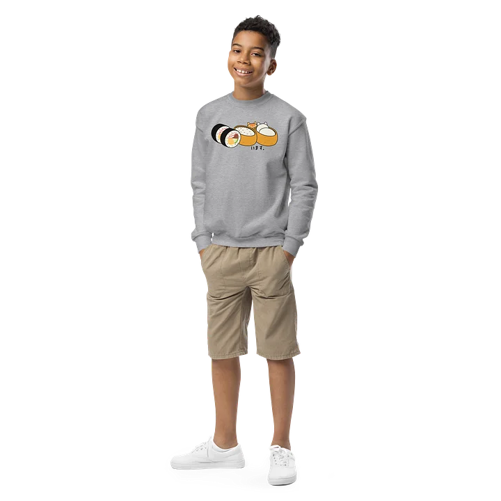 Inari Sushi and Futomaki Cat - Unisex Youth Sweatshirt product image (2)