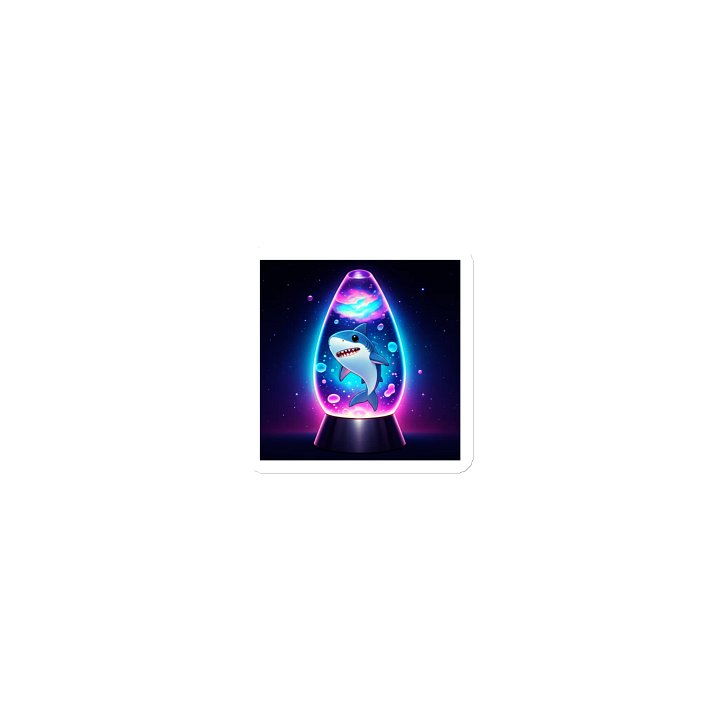 Cosmic Shark Lava Lamp Magnets product image (1)