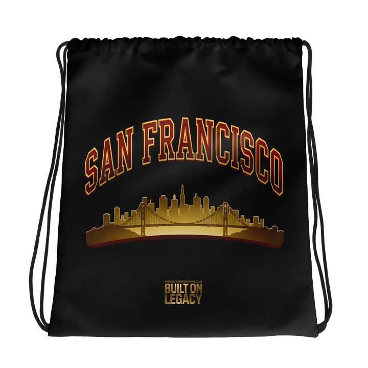 Built on Legacy Drawstring Bag | San Francisco | Football | Home Locker product image (2)