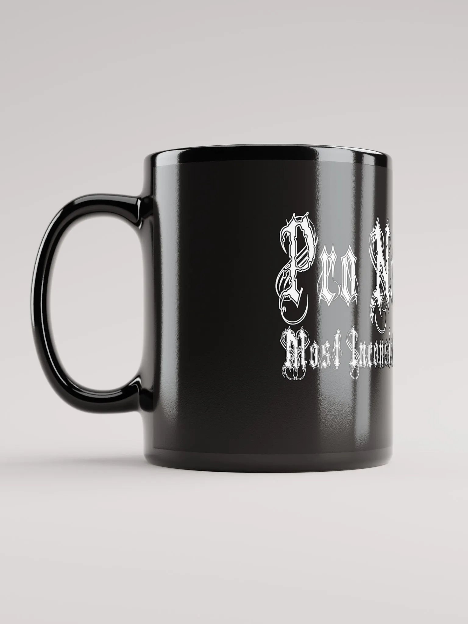 NooB Black Glossy Mug product image (12)