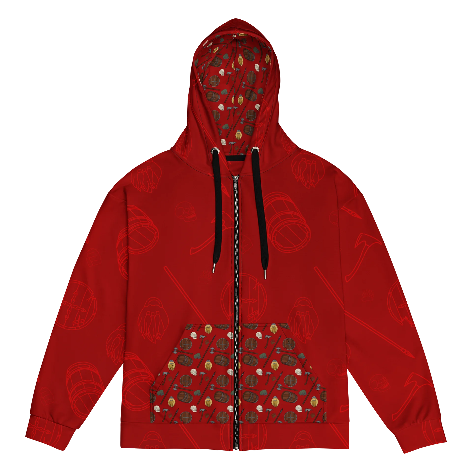 Barbarian Zip-up Hoodie product image (1)
