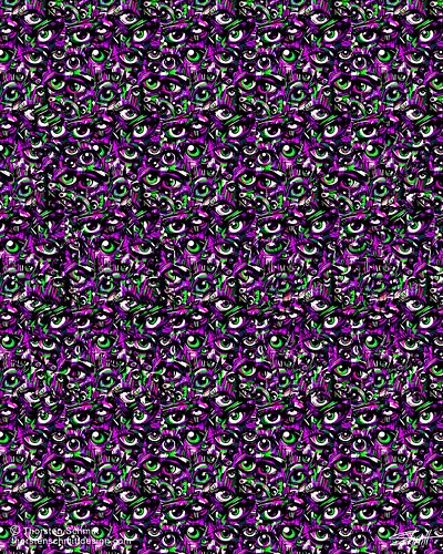 This Illusion seems to be flying. Unfocus your eyes to see the hidden image.