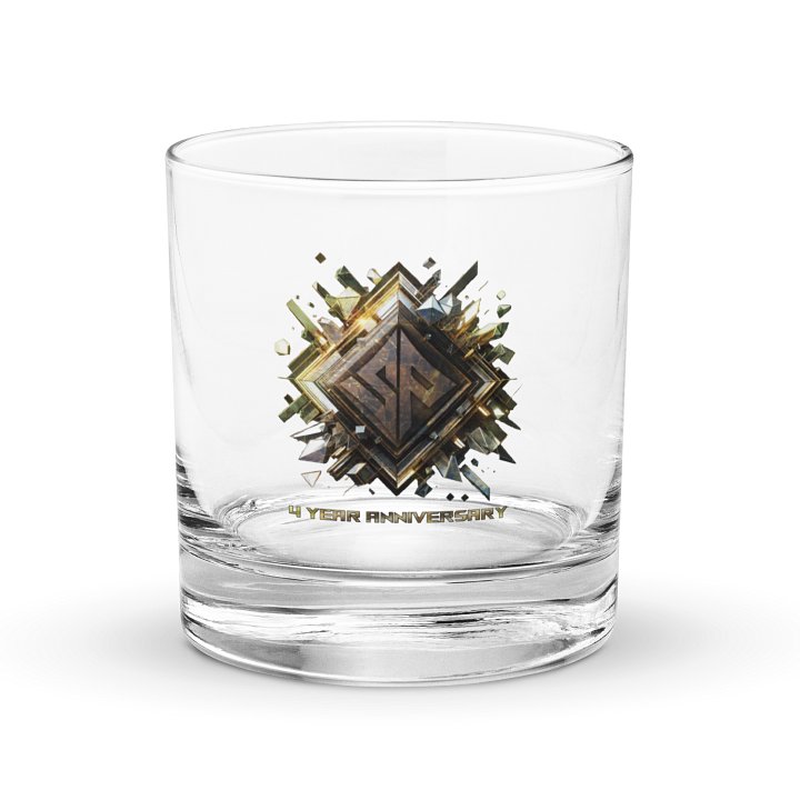 Four Year Gold Rocks Glass product image (1)