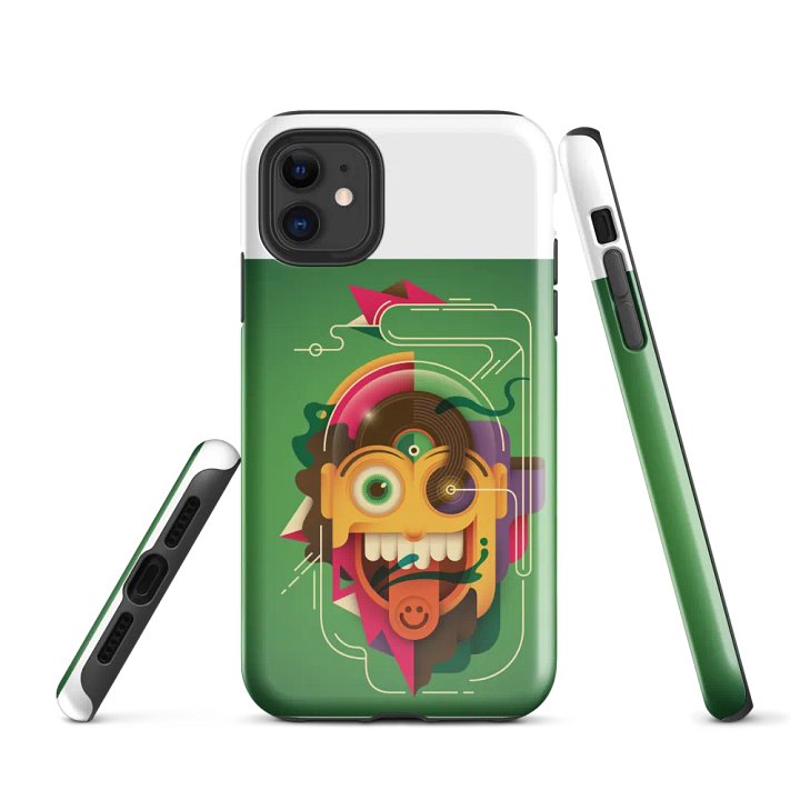 Vibrant Geometric Face iPhone® Tough Case product image (1)