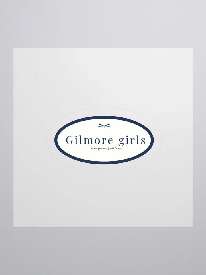 Gilmore Girls Oval Sticker product image (1)