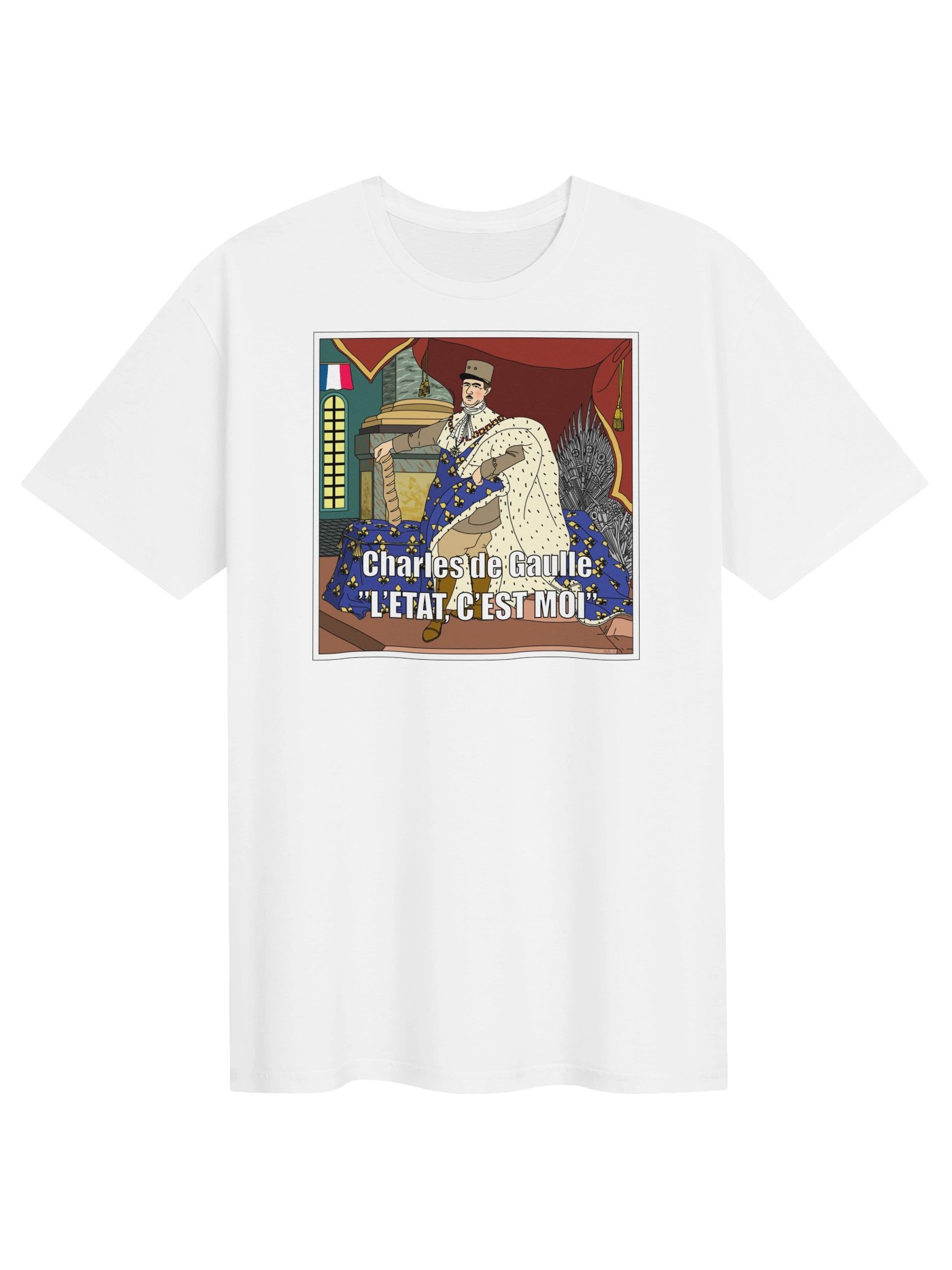 L'etat c'est moi - Charles De Gaulle (Herr T-shirt) product image (1)