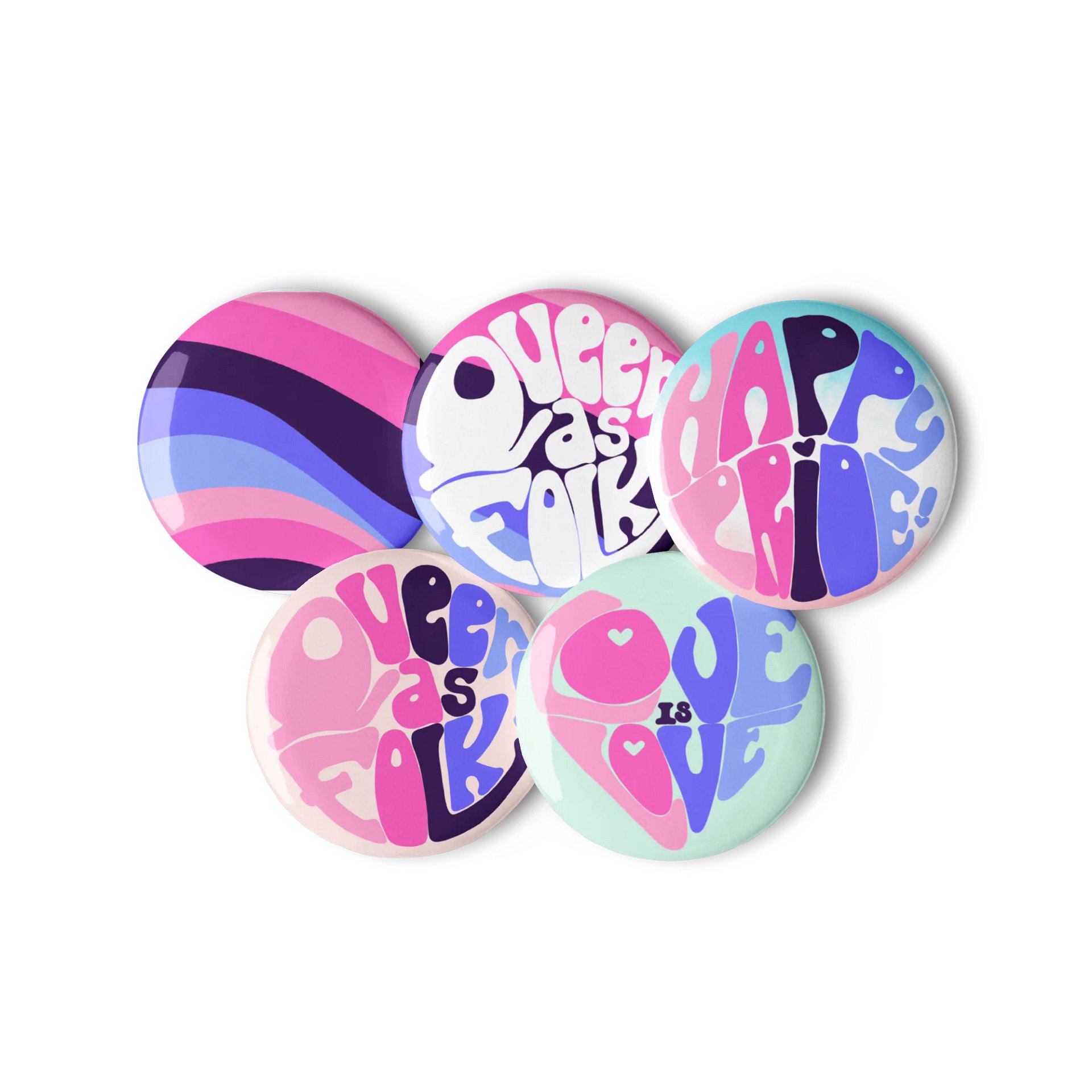 Omnisexual Pride pin badge set product image (2)
