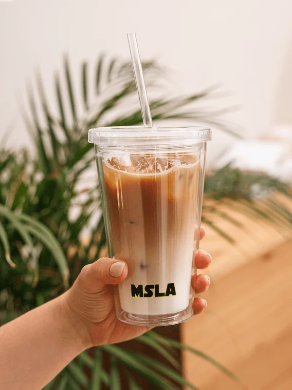 The Force - Double Wall Clear Plastic Tumbler product image (2)