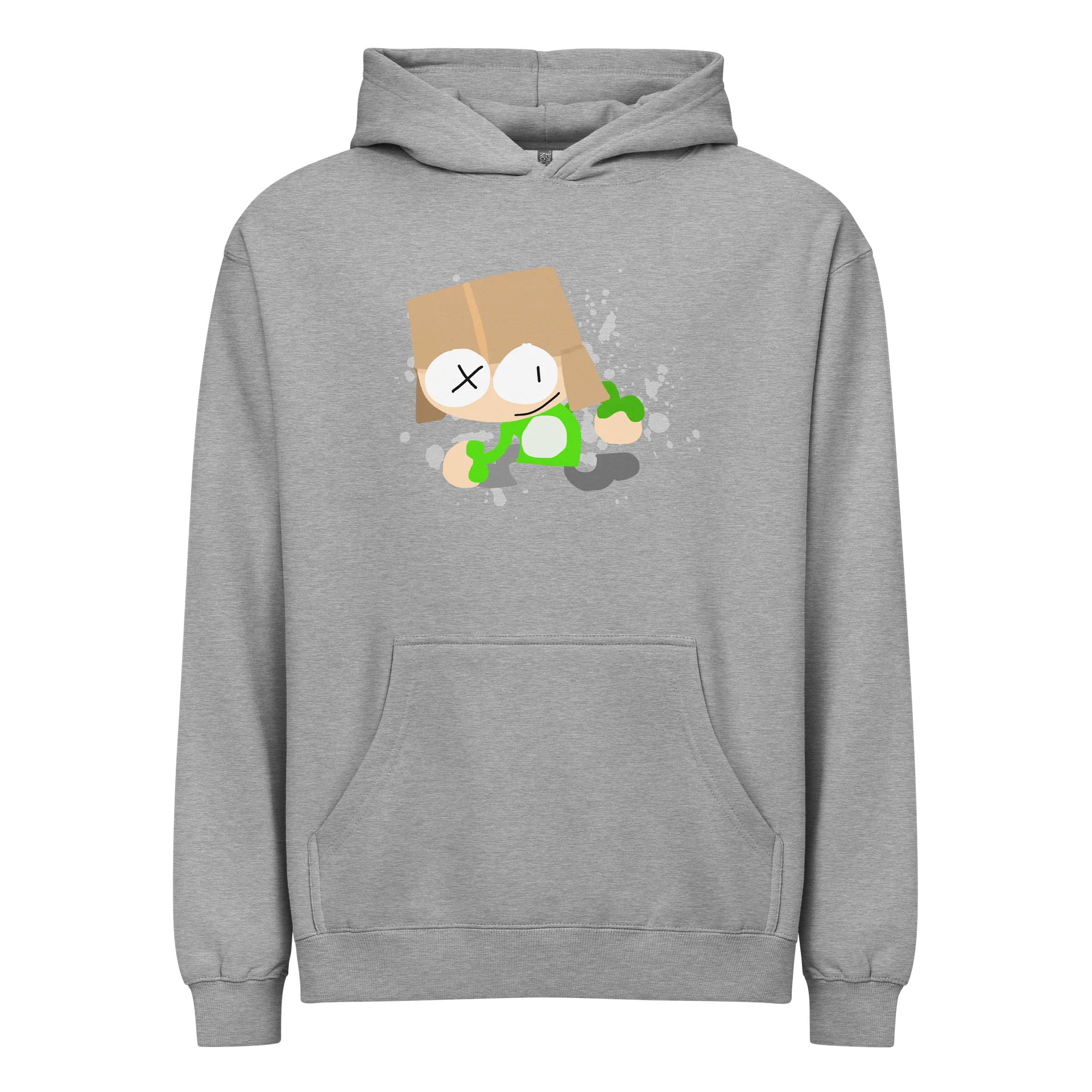 “Bob PH” grey box hoodie product image (1)