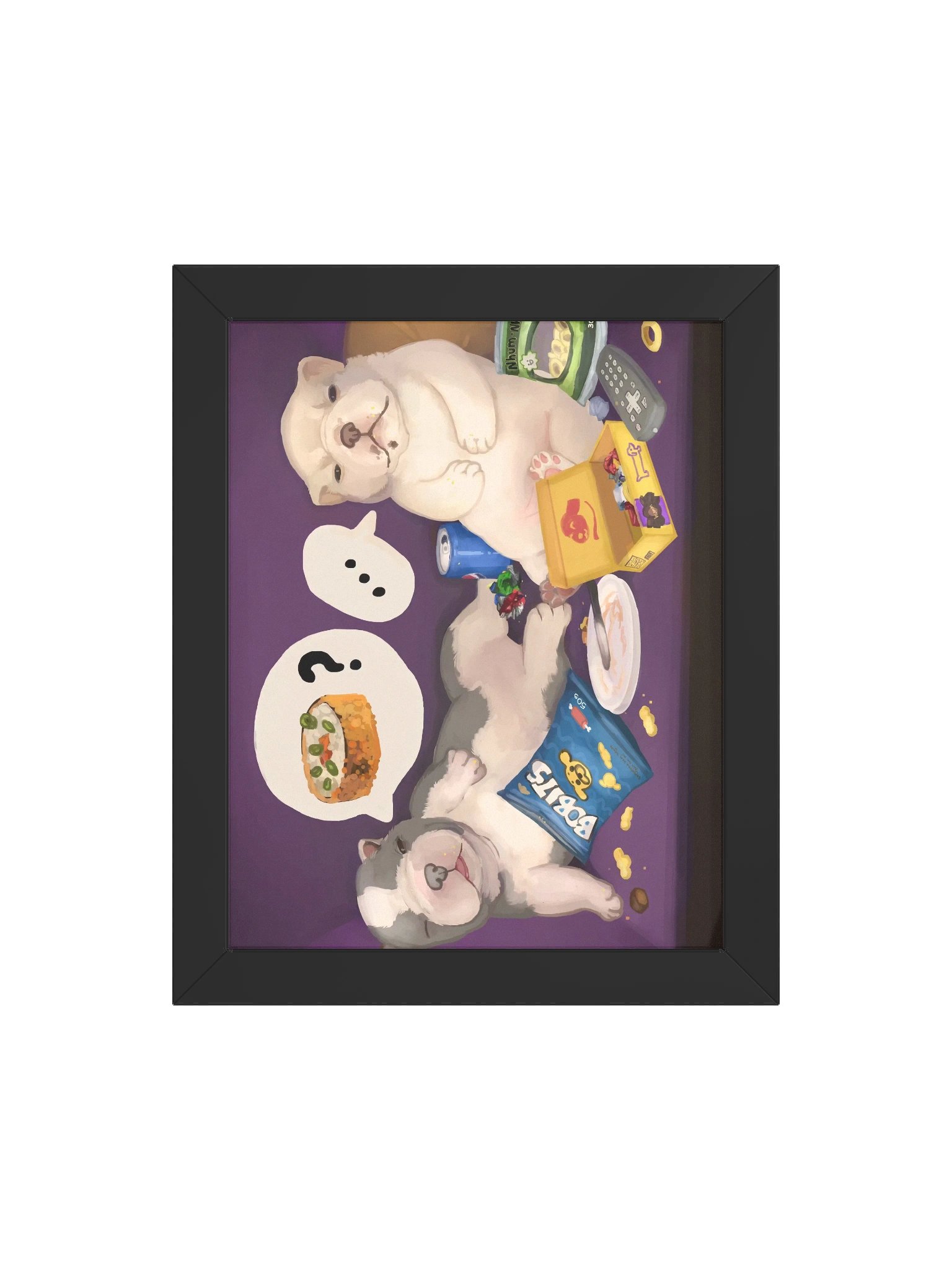 Snacks framed poster product image (3)