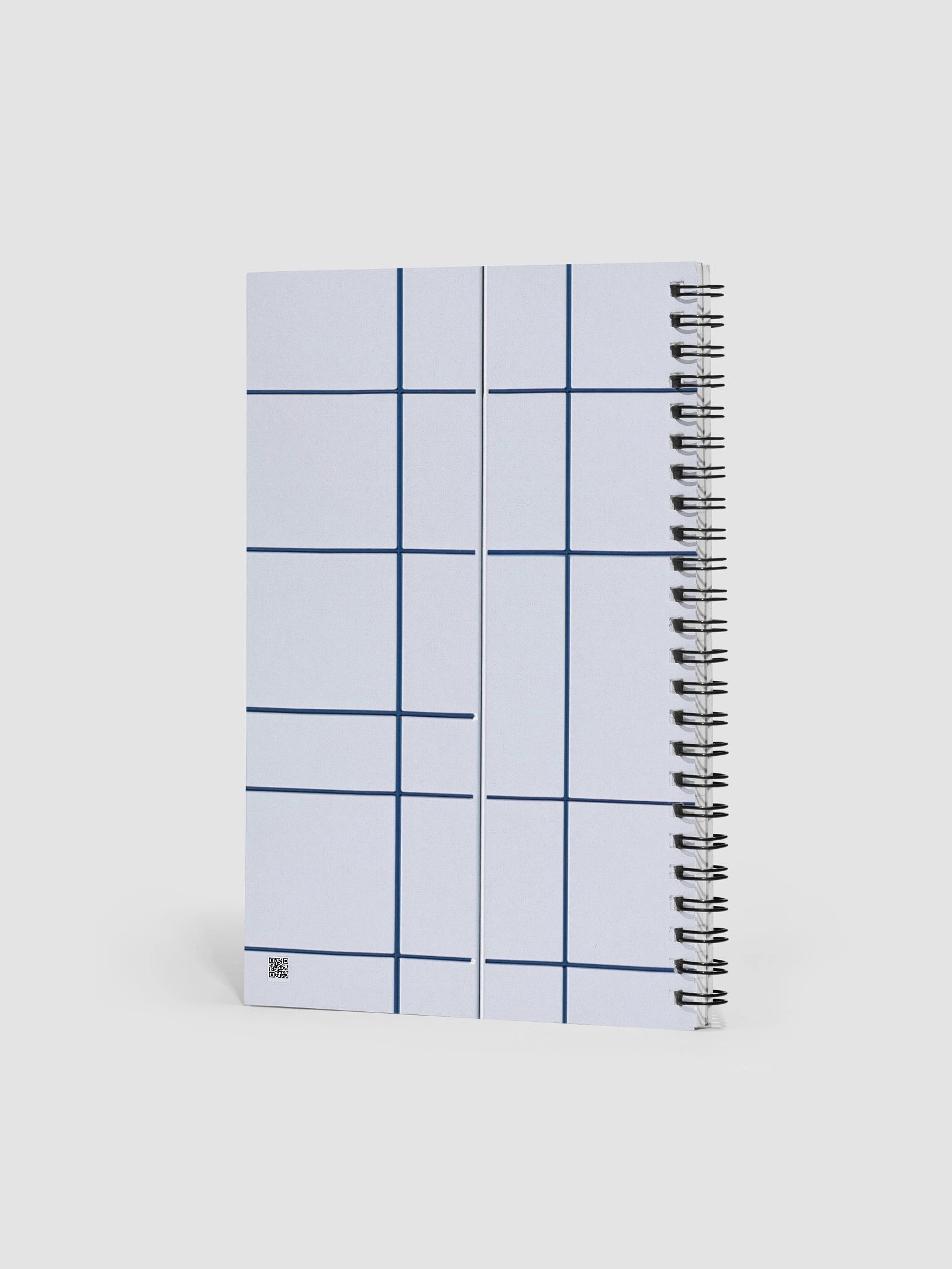 Customizable Grid Pattern Spiral Notebook product image (2)