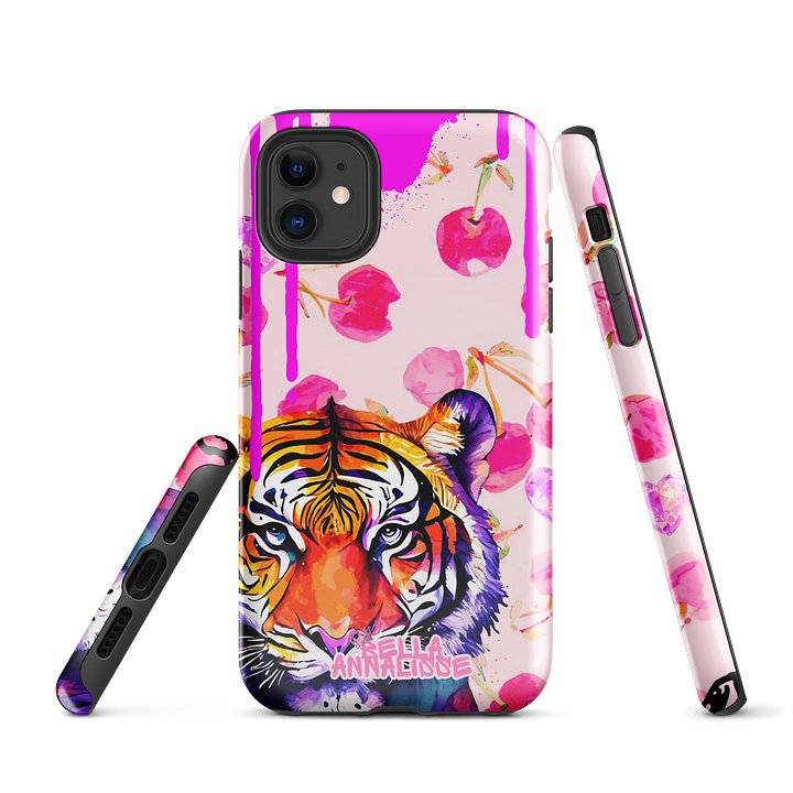 Vibrant Tiger Abstract iPhone® Tough Case product image (1)