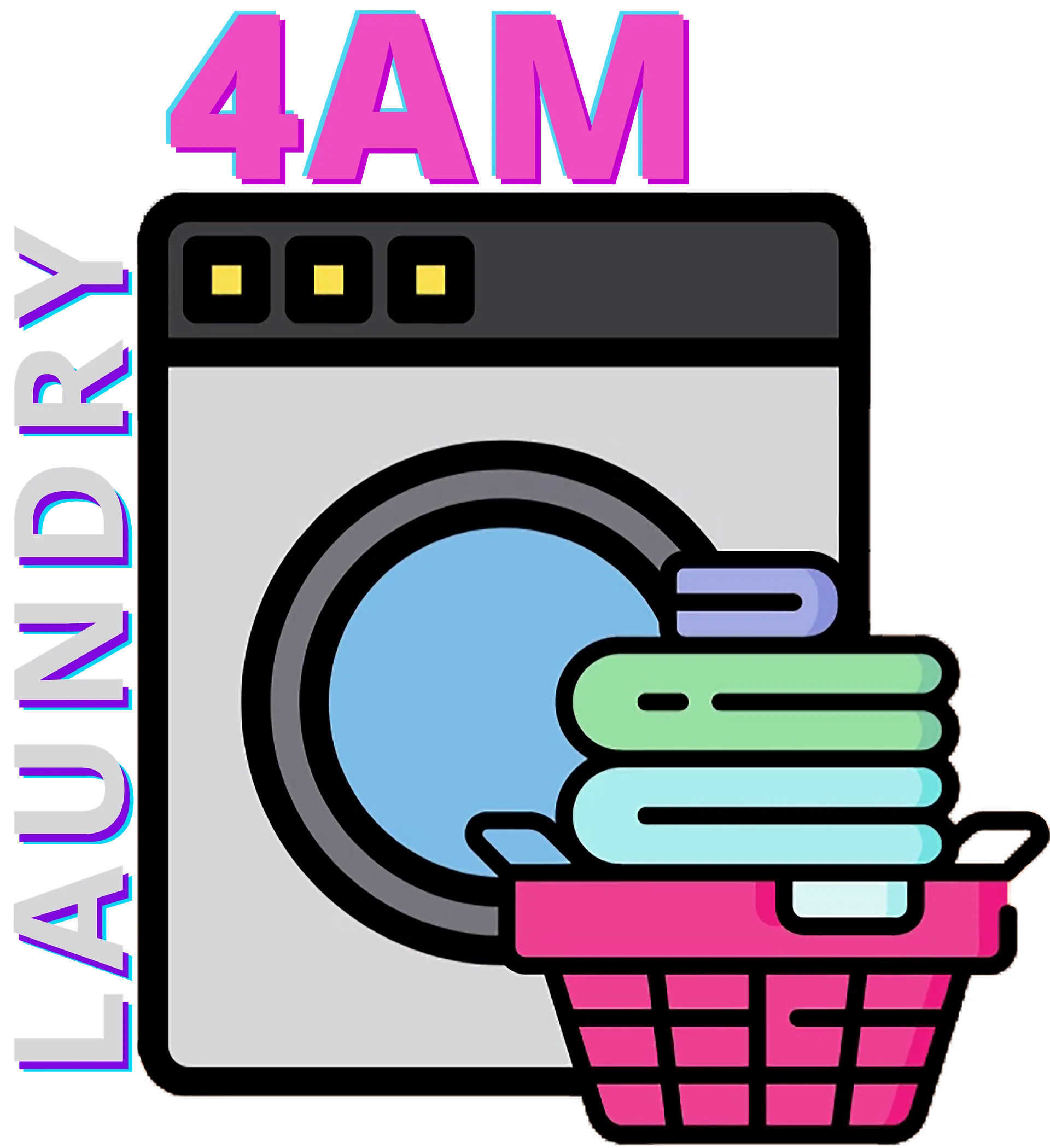 Laundry Logo Sticker (3