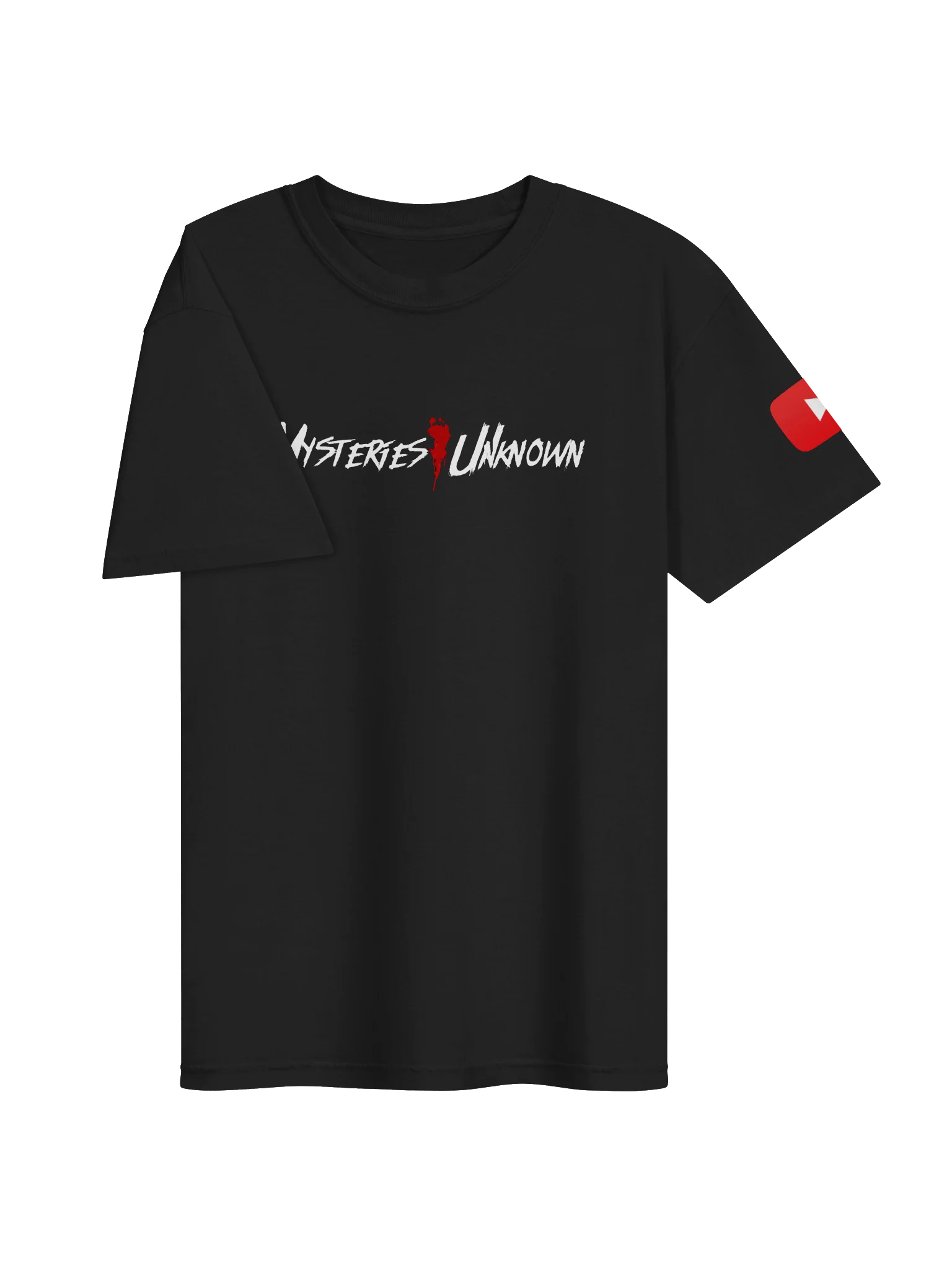 Mysteries Unknown Official Logo T-Shirt | Black YouTube Creator Field Gear product image (3)