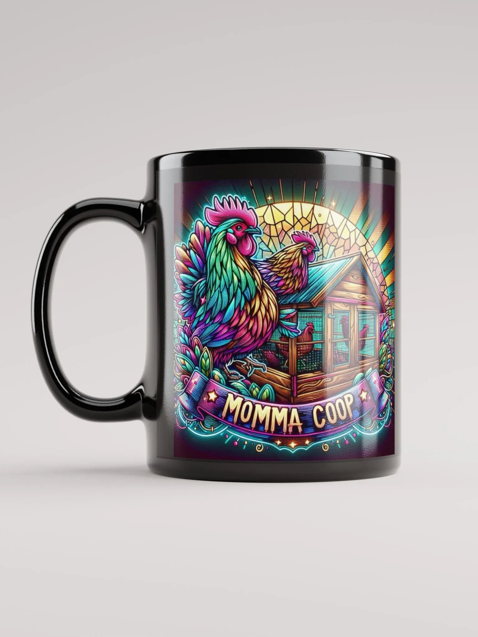 Psychedelic Poultry Paradise Mug product image (12)