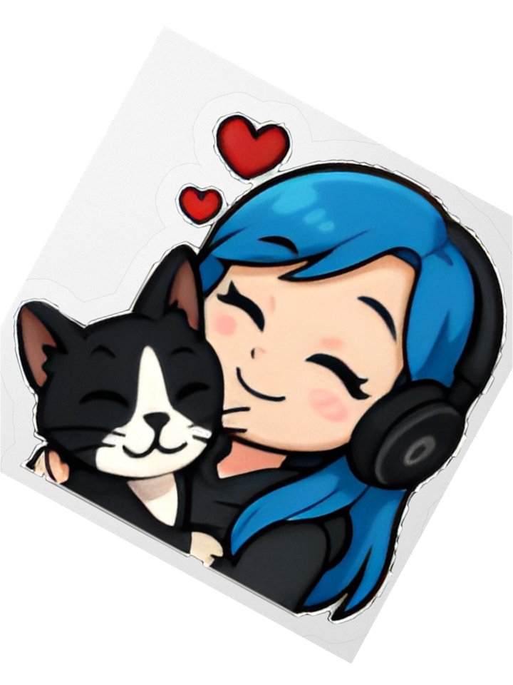 Kitty Cuddles Kiss Cut Stickers product image (3)