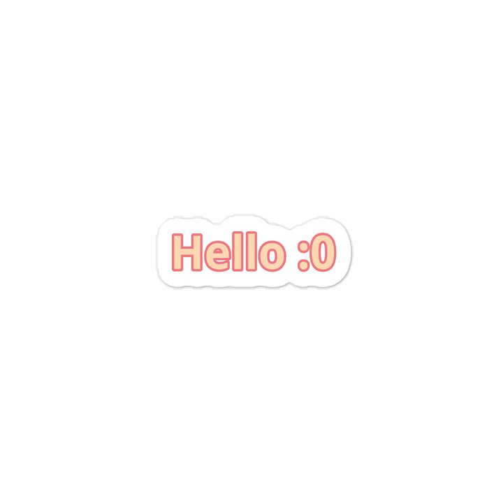 Hello Sticker product image (1)