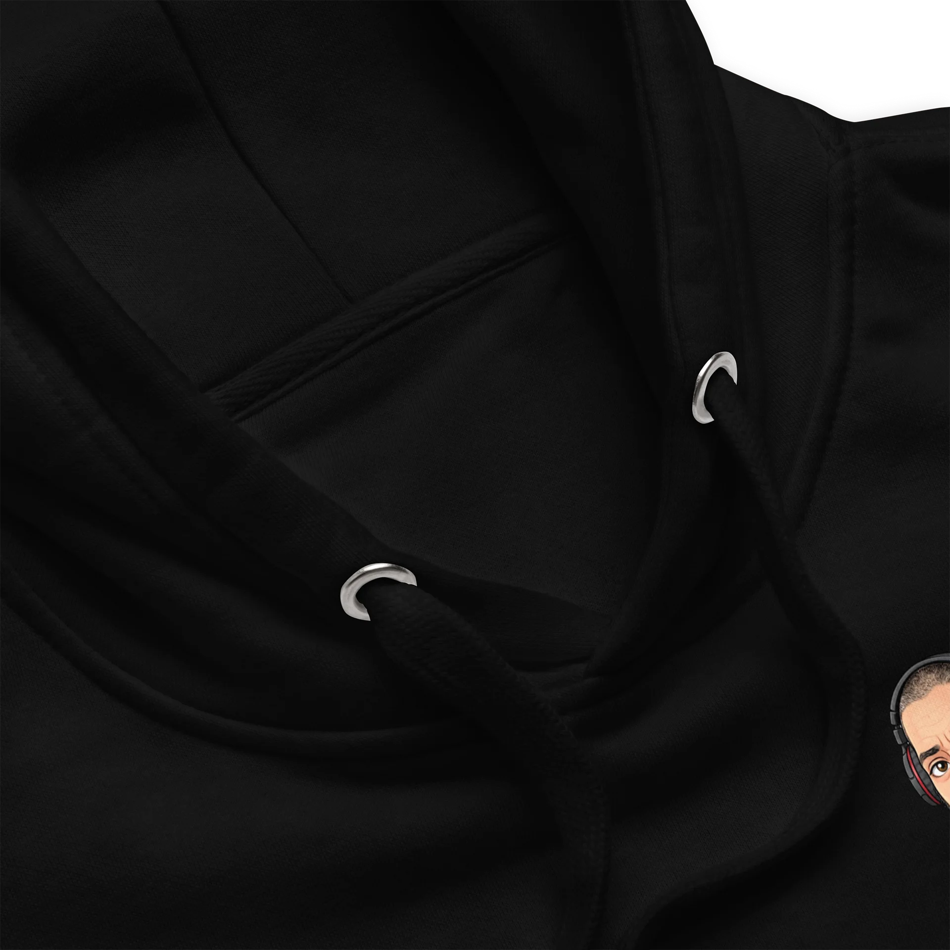 Lady’s hoody black product image (2)