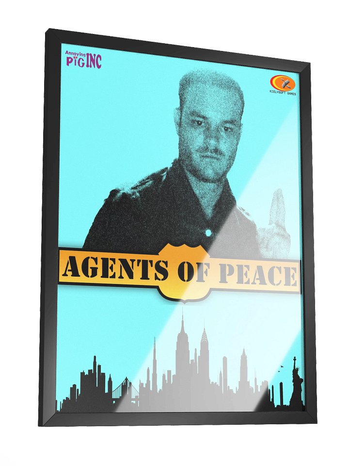 Agents Of Peace Game Poster (Framed) product image (2)