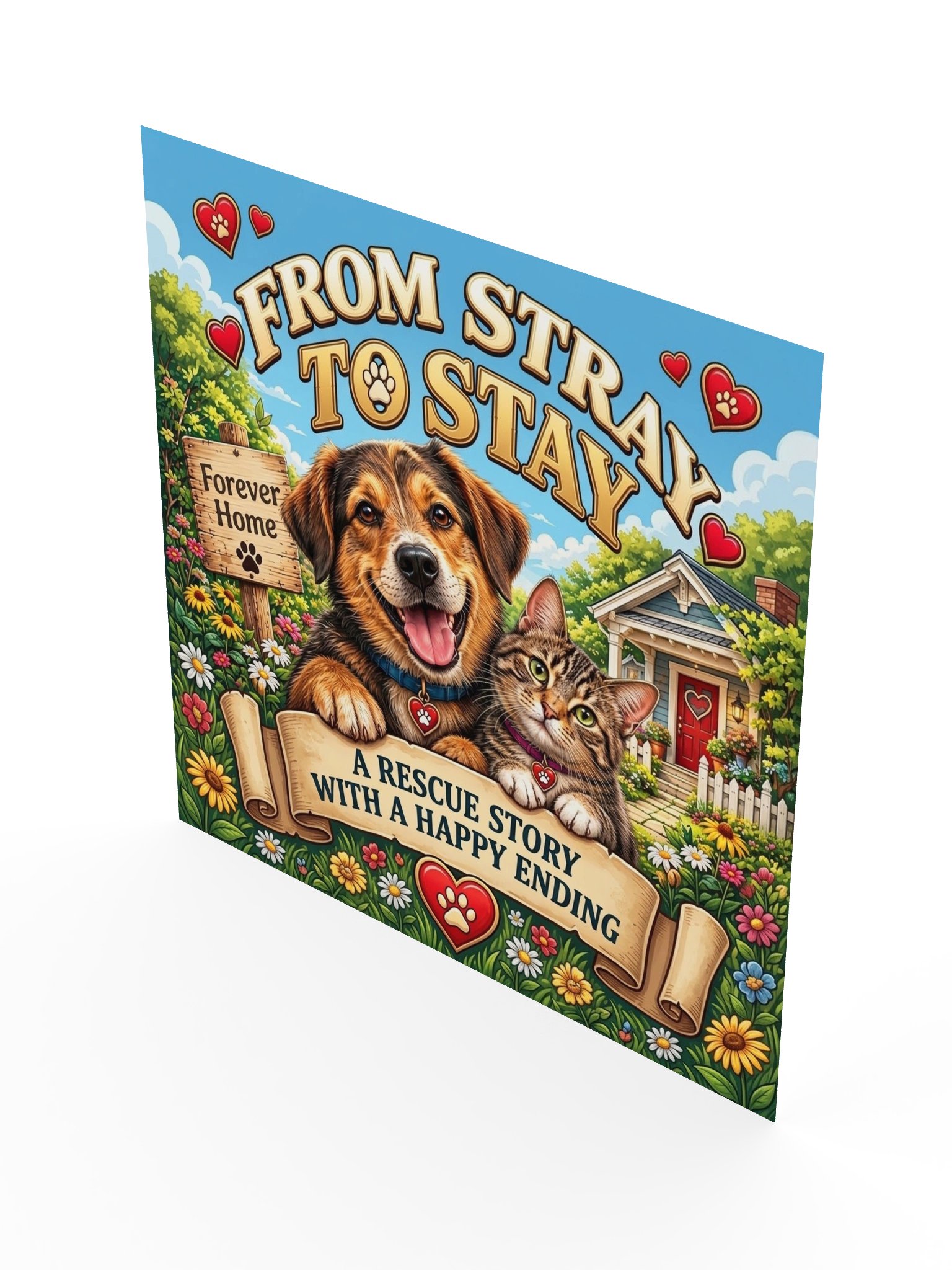 From Stray to Stay Rescue Poster product image (3)