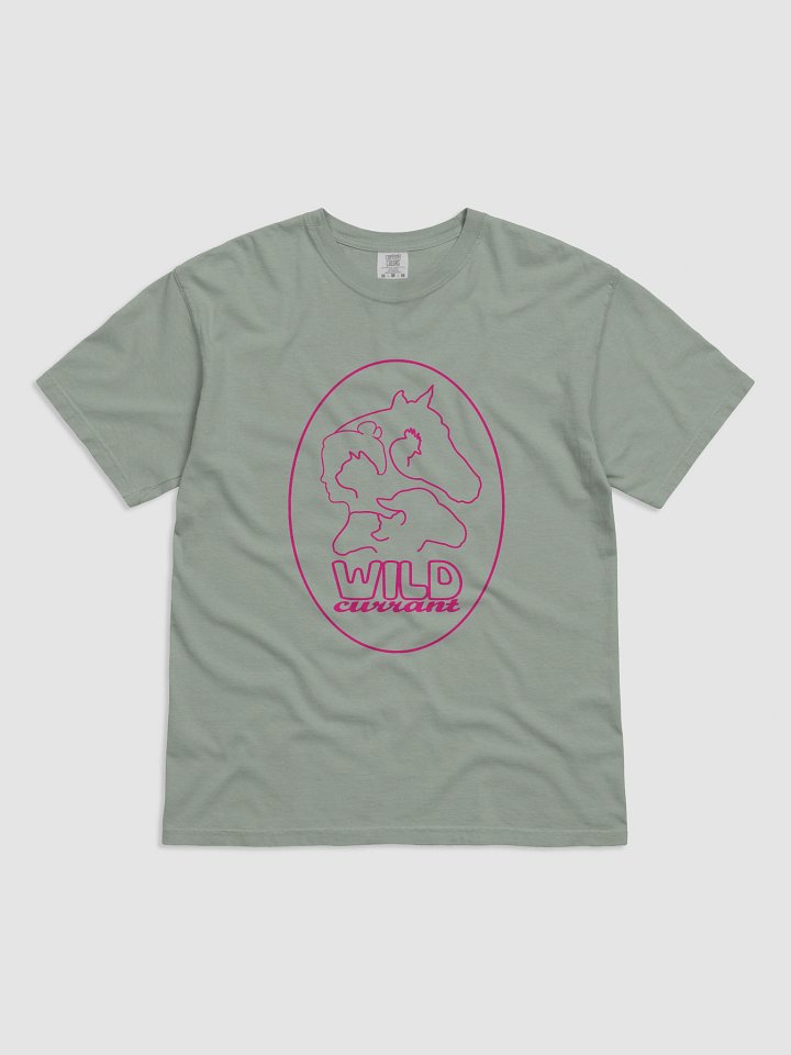 Pink Wild Currant Line Art Tee product image (31)
