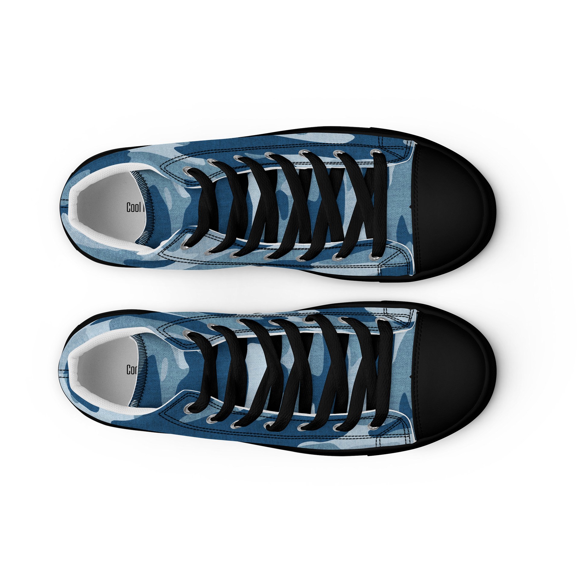Blue Camo High Tops product image (9)