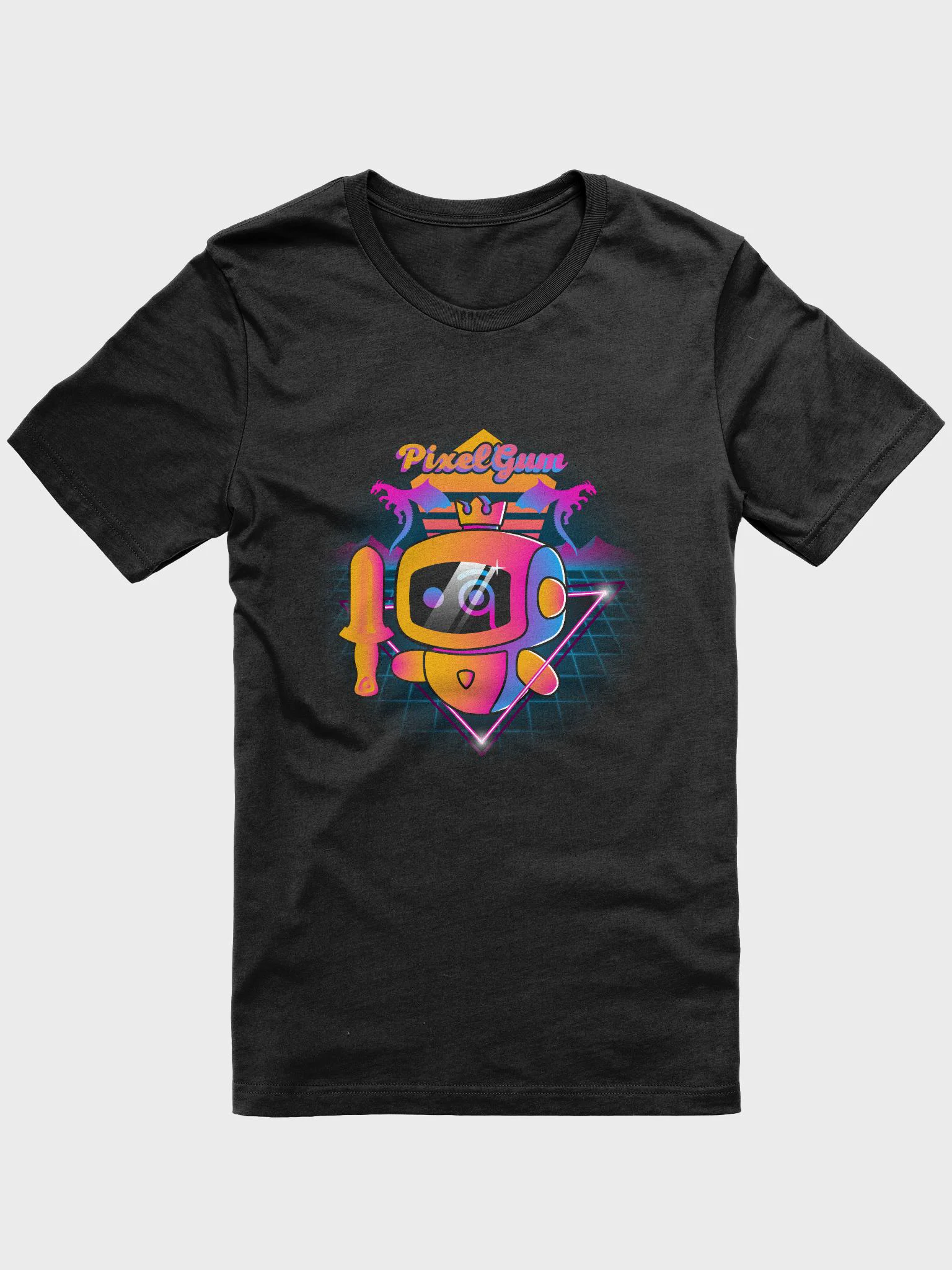 The Vanquisher - 80s Brightwave - PixelGum Tee product image (3)