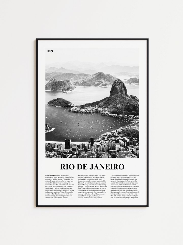 Rio de Janeiro 01 Newspaper Poster product image (1)