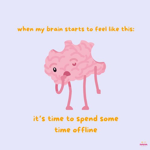 When your brain starts to feel heavy, foggy, or drained, it’s a gentle reminder to pause and step offline.
Constant notificat...